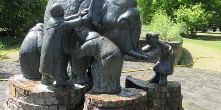 Jardín para ciegos y discapacitados visuales en Bonn