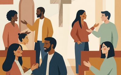 Ilustración de portada del encuentro de Bamberg sobre integración intercultural